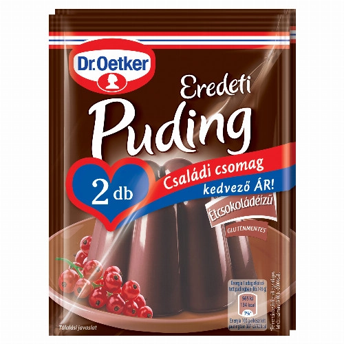 Dr. Oetker Eredeti Puding étcsokoládéízű pudingpor 2 x 48 g 