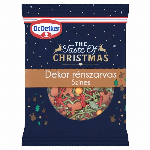 Dr. Oetker Dekor Rénszarvas színes cukor keverék ehető cukordekoráció 20 g
