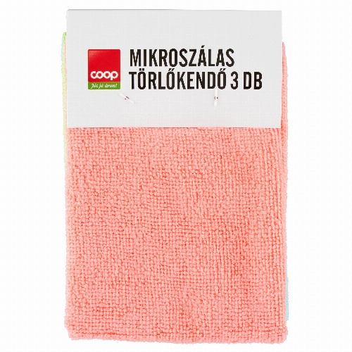 COOP MIKROSZÁLAS TÖRLŐKENDŐ 3DB
