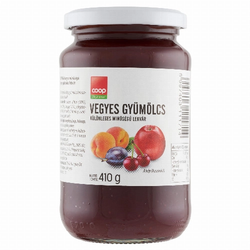 COOP VEGYES GYÜMÖLCS LEKVÁR 410G