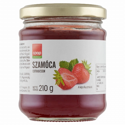 COOP SZAMÓCA EXTRA DZSEM 210G