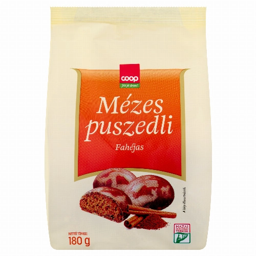 Coop fahéjas mézes puszedli 180 g