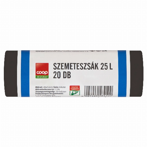 COOP SZEMETESZSÁK 25L 20DB