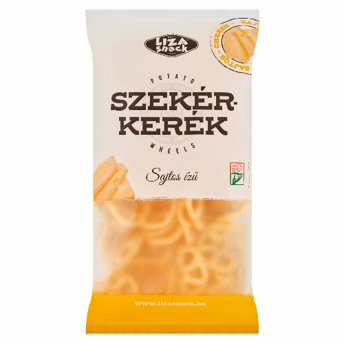 Liza Snack Szekérkerék sajtos ízesítésű burgonyasnack 40 g