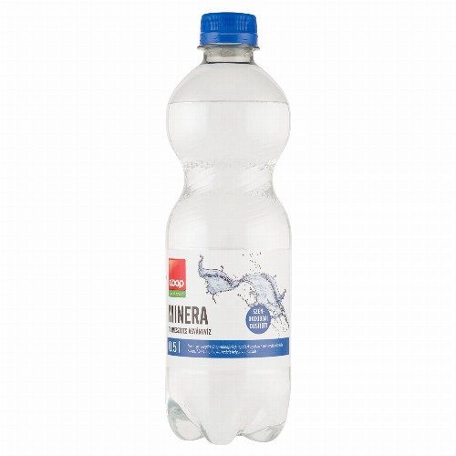 Coop Minera szén-dioxiddal dúsított természetes ásványvíz  0,5 l