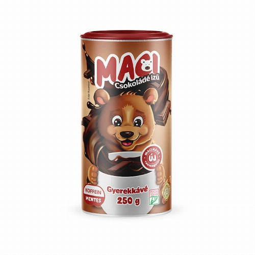 Maci csokoládé ízű koffeinmentes azonnal oldódó cukrozott pótkávé kivonat 250 g
