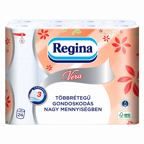 Regina Vera toalettpapír 3 rétegű 24 tekercs