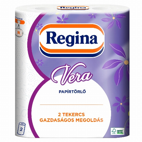 Regina Vera háztartási papírtörlő 2 rétegű 2 tekercs