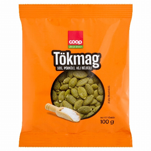 Coop sós, pörkölt, héj nélküli tökmag 100 g