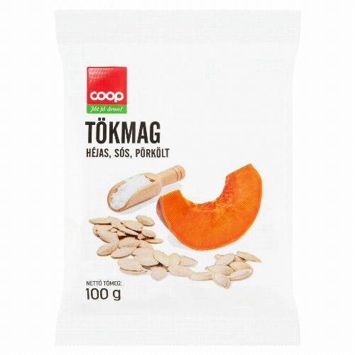 Coop héjas, sós, pörkölt tökmag 100 g