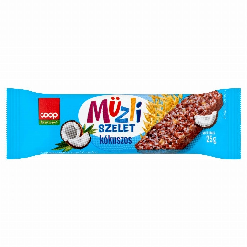 COOP HCN MÜZLI KÓKUSZOS KAK.TEJBEV. 25G