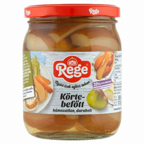 Rege hámozatlan, darabolt körtebefőtt 510 g