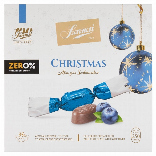 Szerencsi Zero% Christmas áfonyás szaloncukor 250 g