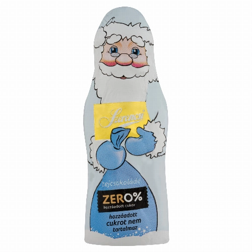 Szerencsi Zero% Mikulás tejcsokoládé figura édesítőszerrel 40 g
