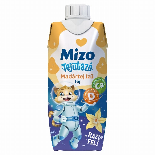 Mizo Tejutazó UHT zsírszegény madártej ízű tej D-vitaminnal 315 ml