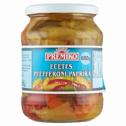 Premiko ecetes pfefferóni paprika 680 g