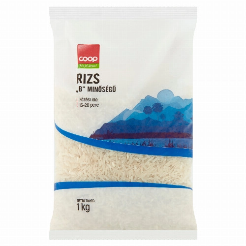 Coop „B” minőségű rizs 1 kg