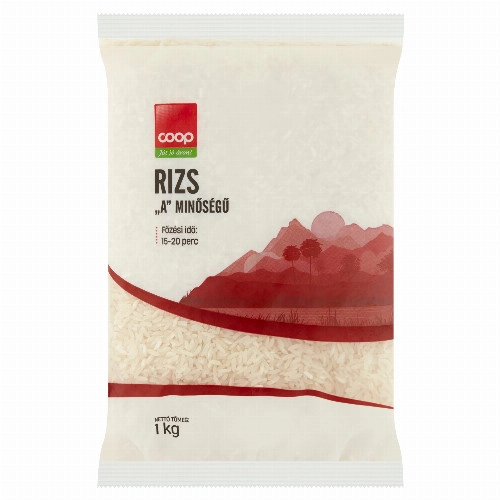 Coop „A” minőségű rizs 1 kg
