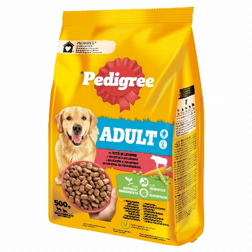 Pedigree Adult teljes értékű szárazeledel felnőtt kutyák számára marhával és zöldségekkel 500 g