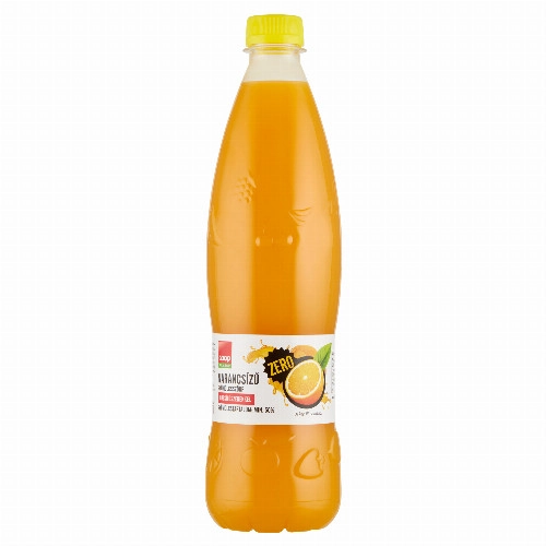 Coop Zero narancsízű gyümölcsszörp édesítőszerekkel 0,7 l