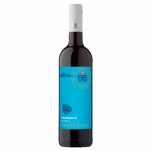 BB Hosszú7vége Duna-Tisza Közi Kékfrankos félédes vörösbor 0,75 l