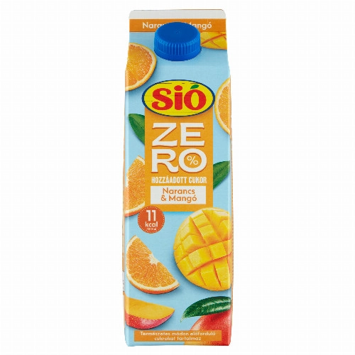 Sió Zero hozzáadott cukor narancs & mangó gyümölcsital 1 l