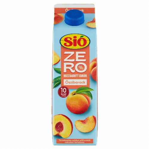 Sió Zero hozzáadott cukor őszibarack gyümölcsital 1 l