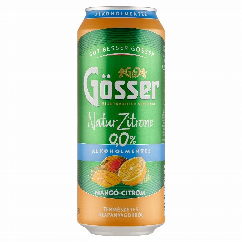 GÖSSER NATURZITR.MANGÓ-CI.0% D.DRS 0.5L