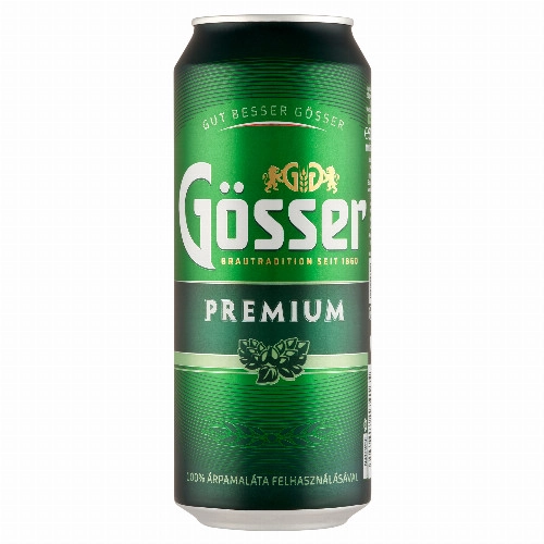 Gösser Premium minőségi világos sör 5,0% 500 ml