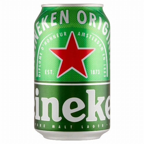 Heineken minőségi világos sör 5% 0,33 l