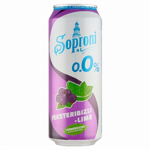 SOPRONI RADL.F.RIBIZ.LIME 0.0%D.DRS 0.5L