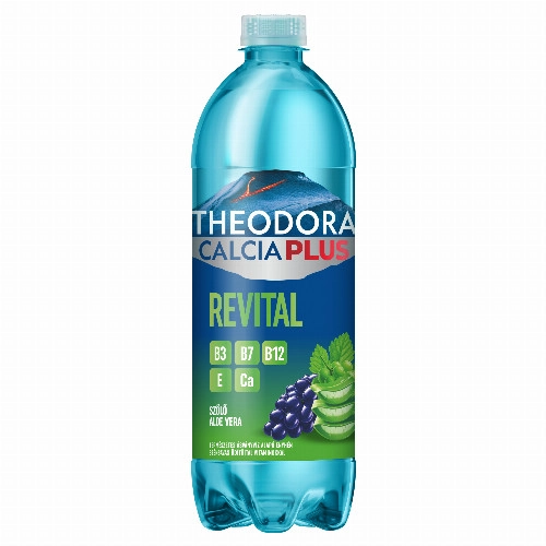 Theodora Calcia Plus Revital szőlő-aloe vera ízű szén-dioxiddal enyhén dúsított üdítőital 700 ml