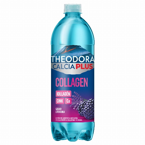 Theodora Calcia Plus Collagen szeder-levendula ízű szén-dioxiddal enyhén dúsított üdítőital 700 ml