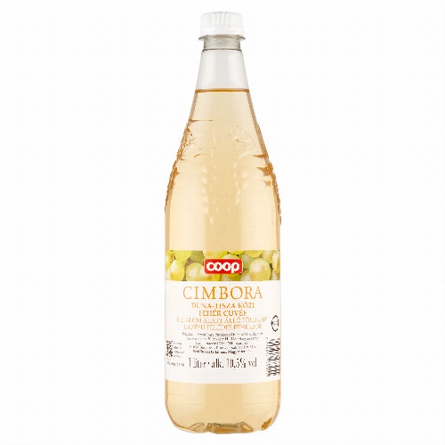 Coop Cimbora Duna-Tisza közi Fehér Cuvée félédes fehérbor 10,5% 1 l