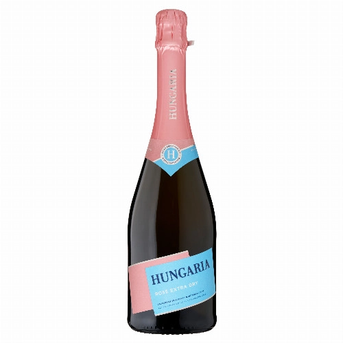  Hungaria Rosé palackban erjesztett különlegesen száraz rosé minőségi pezsgő 12% 0,75 l
