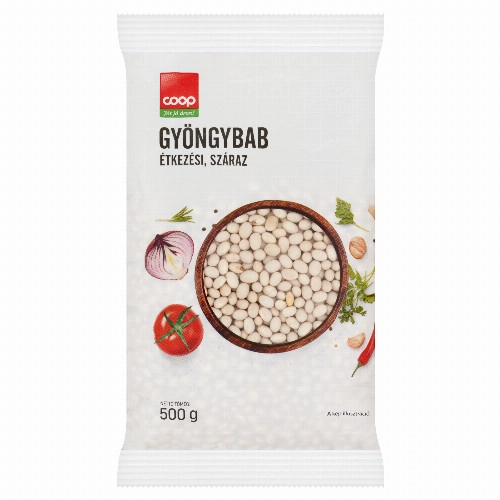 Coop étkezési, száraz gyöngybab 500 g
