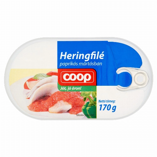 Coop heringfilé paprikás mártásban 170 g
