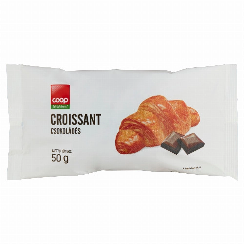 Coop csokoládés croissant 50 g