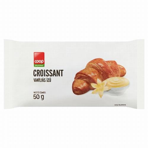 Coop vaníliás ízű croissant 50 g