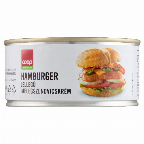 Cоор hamburger jellegű melegszendvicskrém 290 g