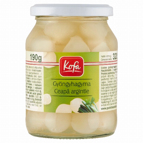 KOFA GYÖNGYHAGYMA 320G/ 190G