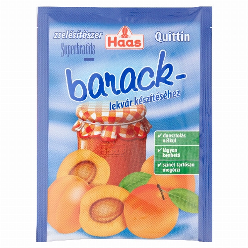 Haas Quittin zselésítőszer baracklekvár készítéséhez 25 g