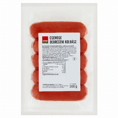 Coop debreceni csemege kolbász 300 g