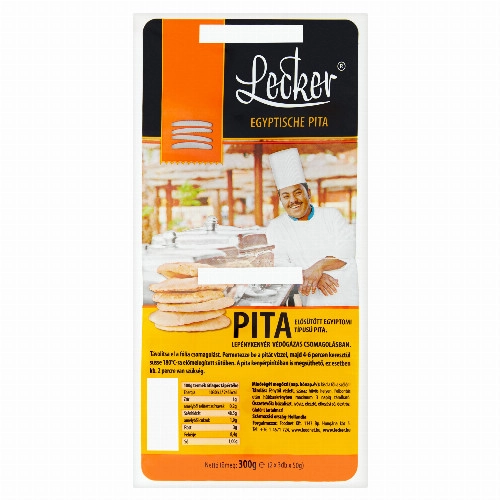 Lecker elősütött egyiptomi típusú pita