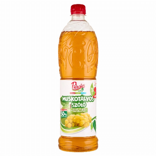Pölöskei muskotályos szőlő ízű szörp cukorral és édesítőszerrel 1 l