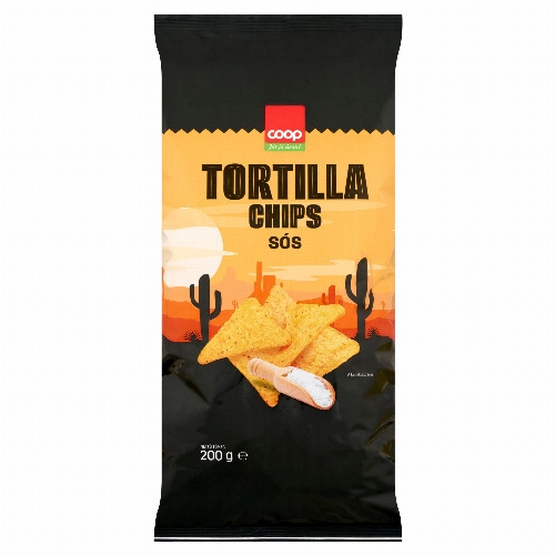 Coop sós tortilla chips 200 g