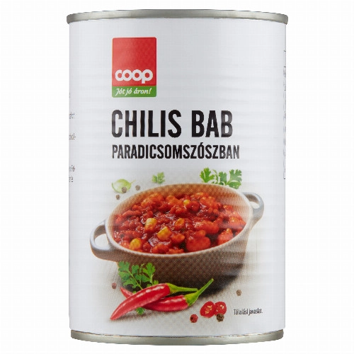 Coop chilis bab paradicsomszószban 400 g