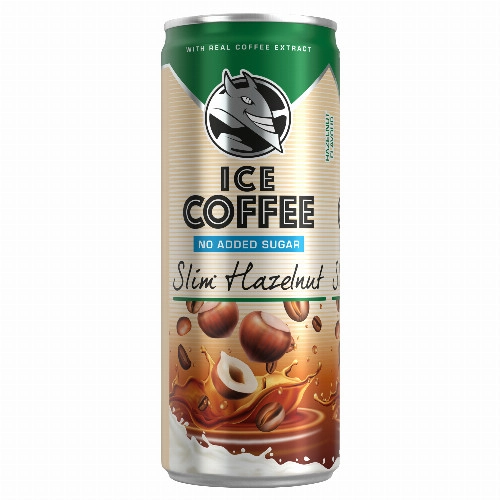 HELL Ice Coffee Slim Hazelnut UHT mogyoró ízű ital tejjel és kávékivonattal 250 ml