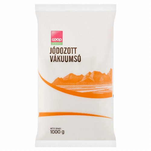 Coop jódozott vákuumsó 1000 g