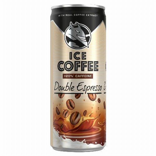 HELL Ice Coffee Double Espresso UHT ital tejjel és kávékivonattal 250 ml